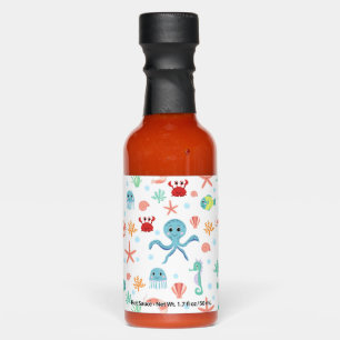 Whimsical Underwater Sea Creatures Hot Sauces
