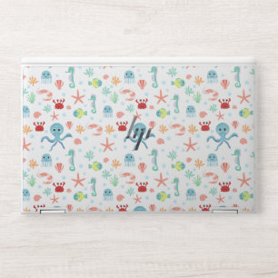 Whimsical Underwater Sea Creatures HP Laptop Skin