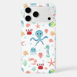 Whimsical Underwater Sea Creatures iPhone 17 Pro Max Case