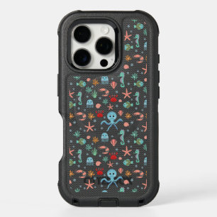 Whimsical Underwater Sea Creatures iPhone 16 Pro Case
