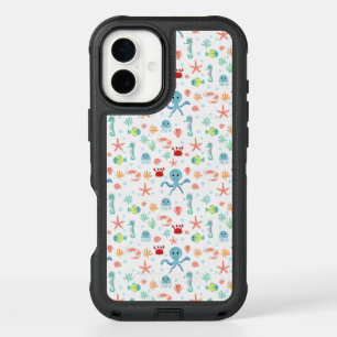 Whimsical Underwater Sea Creatures iPhone 16 Plus Case