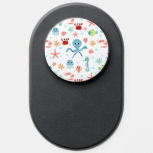 Whimsical Underwater Sea Creatures PopSocket