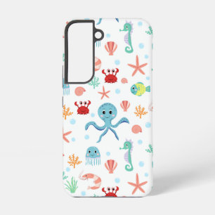 Whimsical Underwater Sea Creatures Samsung Galaxy S22 Case