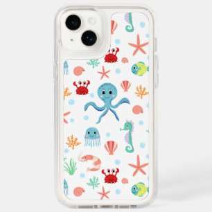Whimsical Underwater Sea Creatures Speck iPhone 14 Plus Case