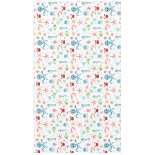 Whimsical Underwater Sea Creatures Tablecloth