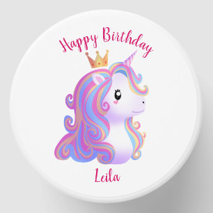 Whimsical Unicorn Birthday Mini Candle Favors