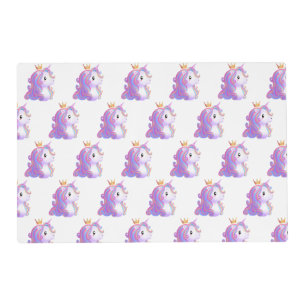 Whimsical Unicorn Birthday Placemat