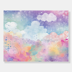 *~* Whimsical  UNICORN Colors PASTEL  AP96 Reverse Foam Board