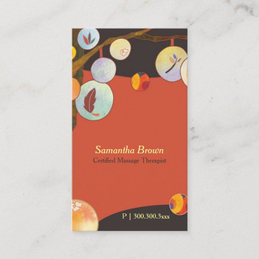 Customizable Lantern Tree Business Business Cards