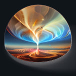 Whimsical Universes: A Fractal Symphony IV Paperweight<br><div class="desc">Immerse yourself in the enchanting world of "Whimsical Universes, " a collection of fractal art images that effortlessly blend the fantastical charm of Dr. Seuss with the cosmic allure of outer space and the delightful sweetness of confectionary swirls. Each piece in this collection is a visual journey through the extraordinary,...</div>