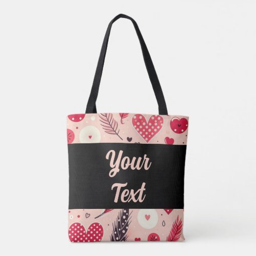 Whimsical Valentines Love Garden Tote Bag