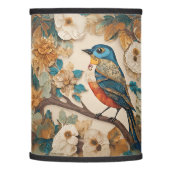 Whimsical Victorian Bird Lamp Shade (Left)