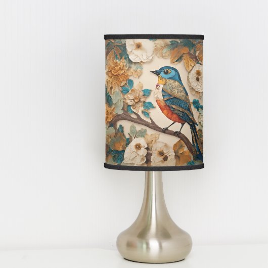 Whimsical Victorian Bird Lamp Shade