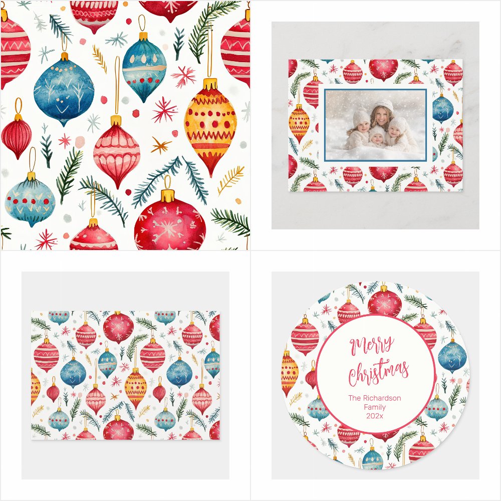 Whimsical Vintage Christmas Ornaments
