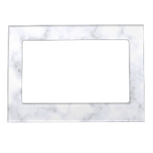 Whimsical Vintage Marble Stone Wall Texture Magnetic Frame