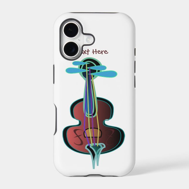 Whimsical Violin iPhone 5 Case (Back)