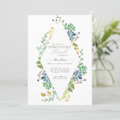 Whimsical Watercolor | Birthday Party Invite (Standing Front)