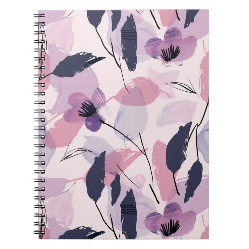 Whimsical Watercolor Blooms Notebook