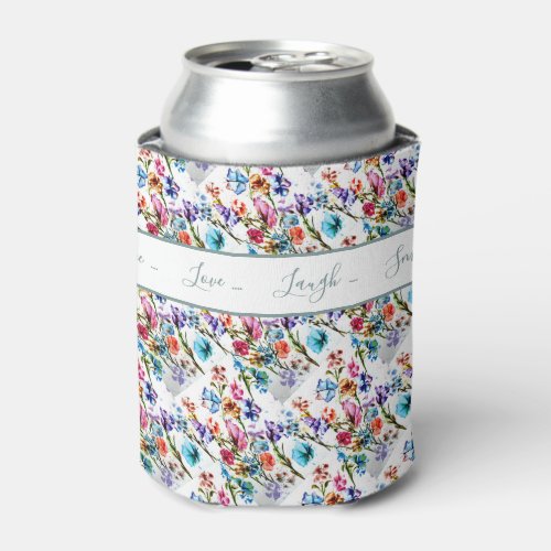 Whimsical Watercolor Butterflies Can Cooler