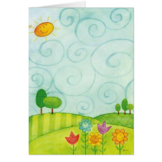 whimsical watercolor cards (Front)