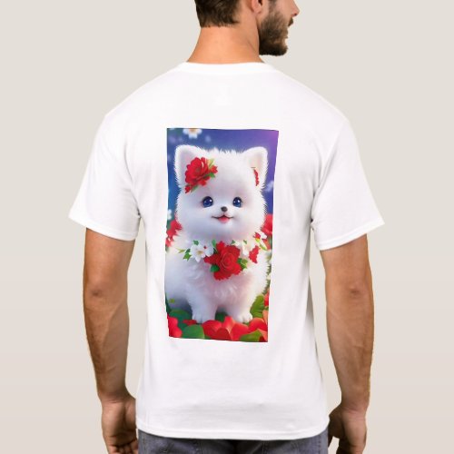 Whimsical Watercolor Cat T_Shirt Collection