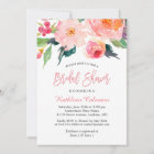 Whimsical Watercolor Floral Modern Bridal Shower