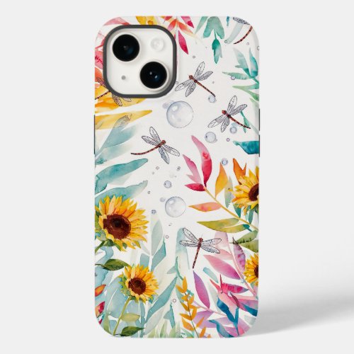  Whimsical Watercolor Garden Case_Mate iPhone 14 Case
