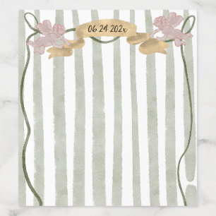 Whimsical Watercolor Gender Neutral Envelope Liner