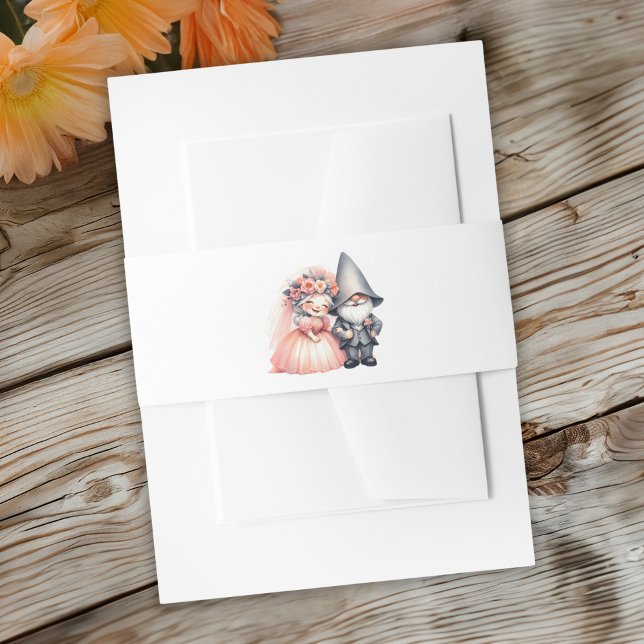 Whimsical Watercolor Gnome Wedding Wrap Rustic (Creator Uploaded)