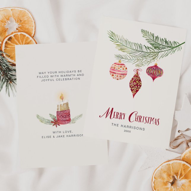 Whimsical Watercolor  Holiday Card (Creator Uploaded)