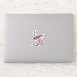 Whimsical Watercolor Mushroom Sticker