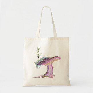 Whimsical Watercolor Mushroom Tote Bag