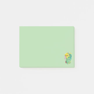 Whimsical Watercolor Parrot Post-it® Notes