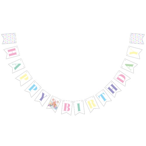 Whimsical Watercolor Pastel Candyland Birthday