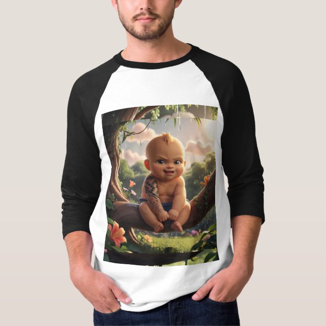 Whimsical Watercolor T-Shirt  (Front)