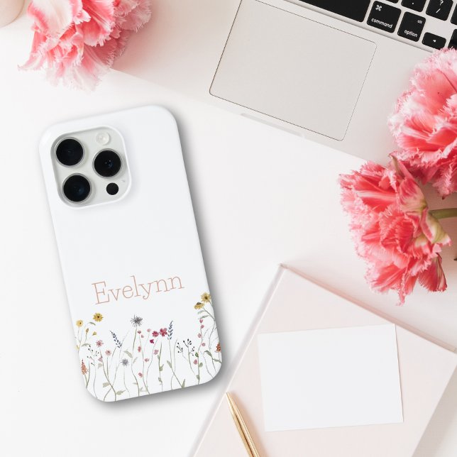 Whimsical Watercolor Wildflower  Case-Mate iPhone Case (Creator Uploaded)