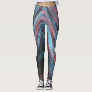 Whimsical Watercolor Wildflower Pattern Women's Le Leggings