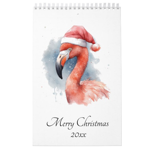 Whimsical Watercolor Winter Animals Calendar (Cover)