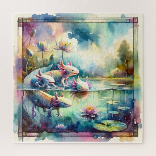 Whimsical Waters _ Watercolor Jigsaw Puzzle