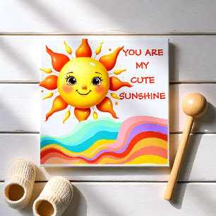 Whimsical Waves Sunshine Nursery Canvas Print