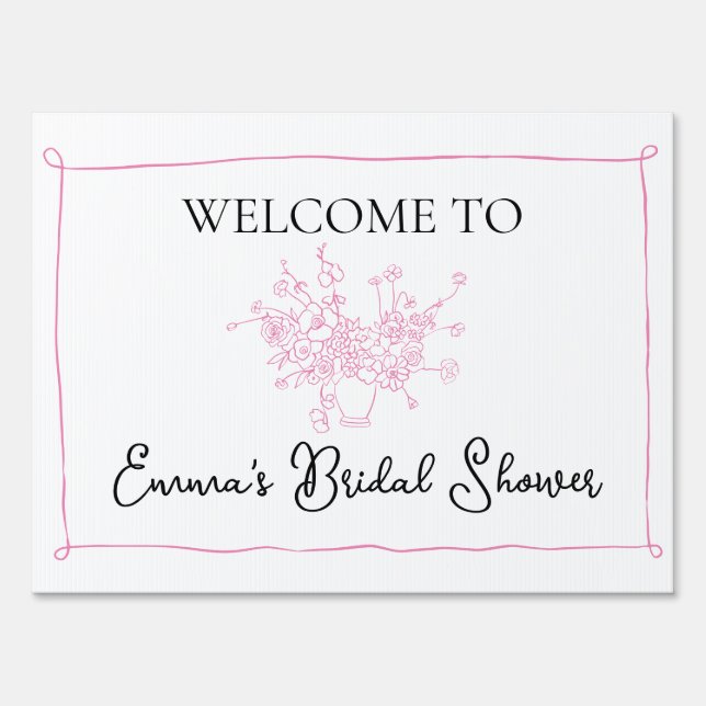 Whimsical Welcome Sign (Front)