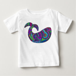 Whimsical Whale Baby T-Shirt