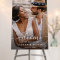 Whimsical White Calligraphy Photo Wedding Welcome 