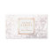 Whimsical White Glitter Bokeh Elegant Gold Frame