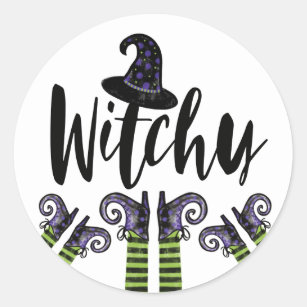 Witch Sticker, Witchy Stickers, Rebel Witch sticker (x2) – Axis Mundi Design