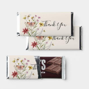 Whimsical Wildflower Baby In Bloom Hershey Bar Favors