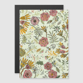 Whimsical Wildflower Garden & Bumblebee Pattern (Front/Back)