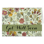 Whimsical Wildflower Garden & Bumblebee Pattern (Front Horizontal)