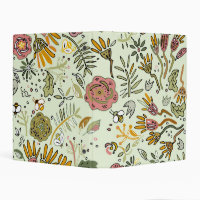 Whimsical Wildflower Garden & Bumblebee Pattern