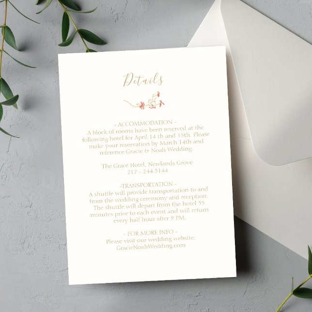 Whimsical Wildflower  & Ivory Wedding Details (Creator Uploaded)